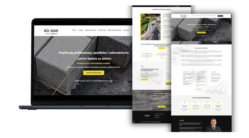 strona internetowa dla brukarza